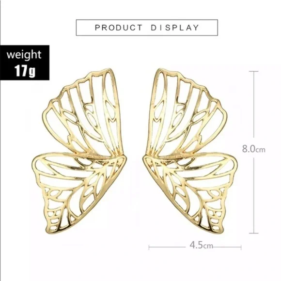 New beautiful butterfly womens earrings - Picture 8 of 10